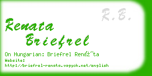 renata briefrel business card